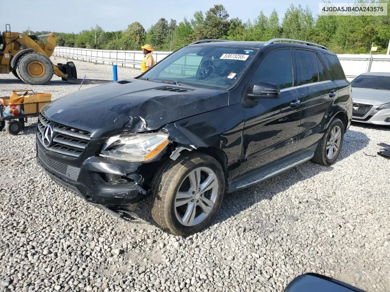 2013 Mercedes-Benz Ml 350 VIN: 4JGDA5JB4DA243575 Lot: 53873255