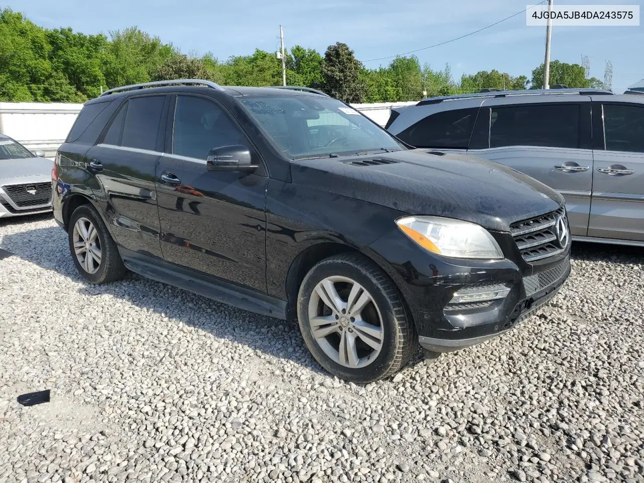 2013 Mercedes-Benz Ml 350 VIN: 4JGDA5JB4DA243575 Lot: 53873255