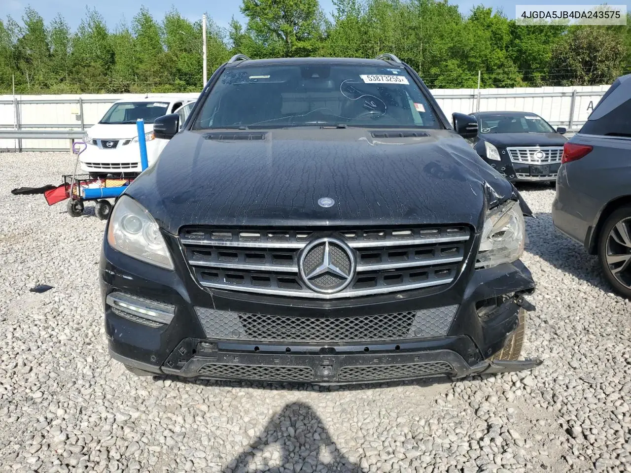 2013 Mercedes-Benz Ml 350 VIN: 4JGDA5JB4DA243575 Lot: 53873255