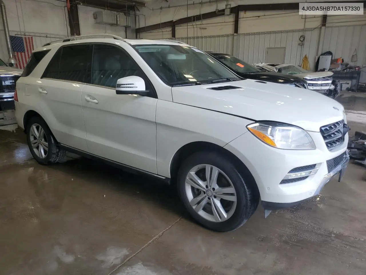 2013 Mercedes-Benz Ml 350 4Matic VIN: 4JGDA5HB7DA157330 Lot: 56598045
