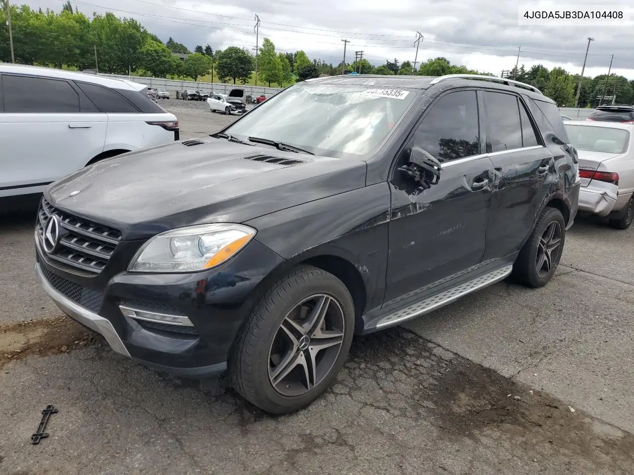 2013 Mercedes-Benz Ml 350 VIN: 4JGDA5JB3DA104408 Lot: 59235335