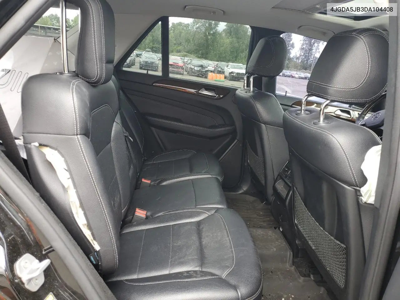 2013 Mercedes-Benz Ml 350 VIN: 4JGDA5JB3DA104408 Lot: 59235335