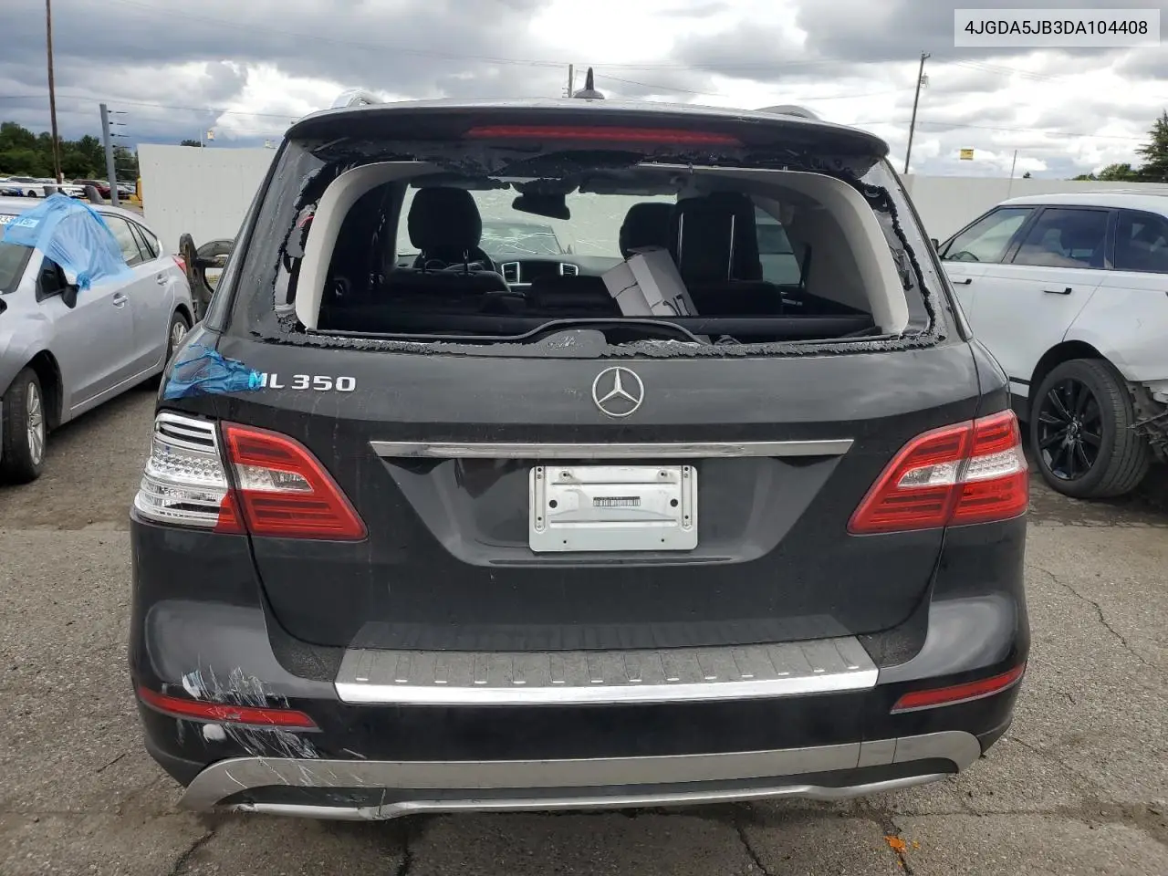 2013 Mercedes-Benz Ml 350 VIN: 4JGDA5JB3DA104408 Lot: 59235335