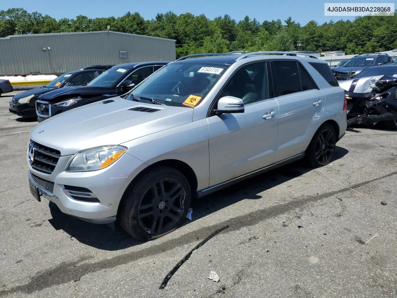 2013 Mercedes-Benz Ml 350 4Matic VIN: 4JGDA5HB3DA228068 Lot: 61541715