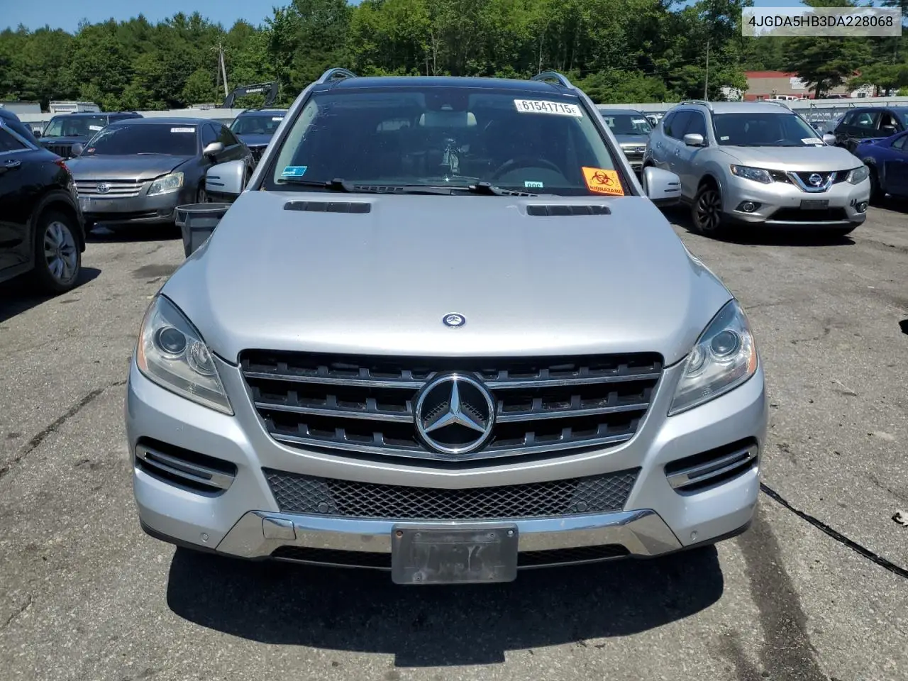 2013 Mercedes-Benz Ml 350 4Matic VIN: 4JGDA5HB3DA228068 Lot: 61541715