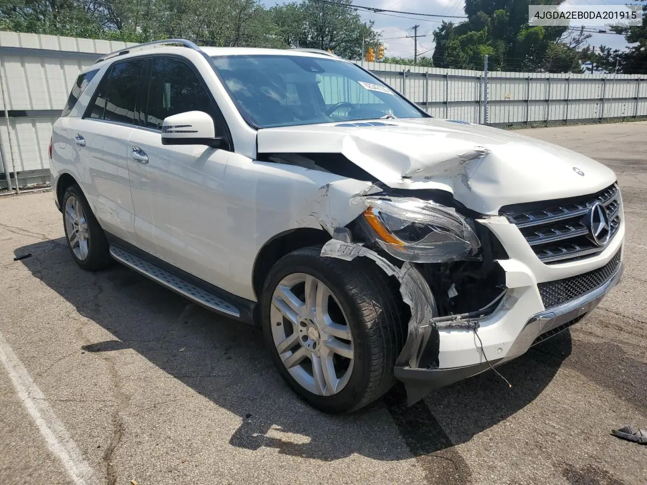 2013 Mercedes-Benz Ml 350 Bluetec VIN: 4JGDA2EB0DA201915 Lot: 62342135
