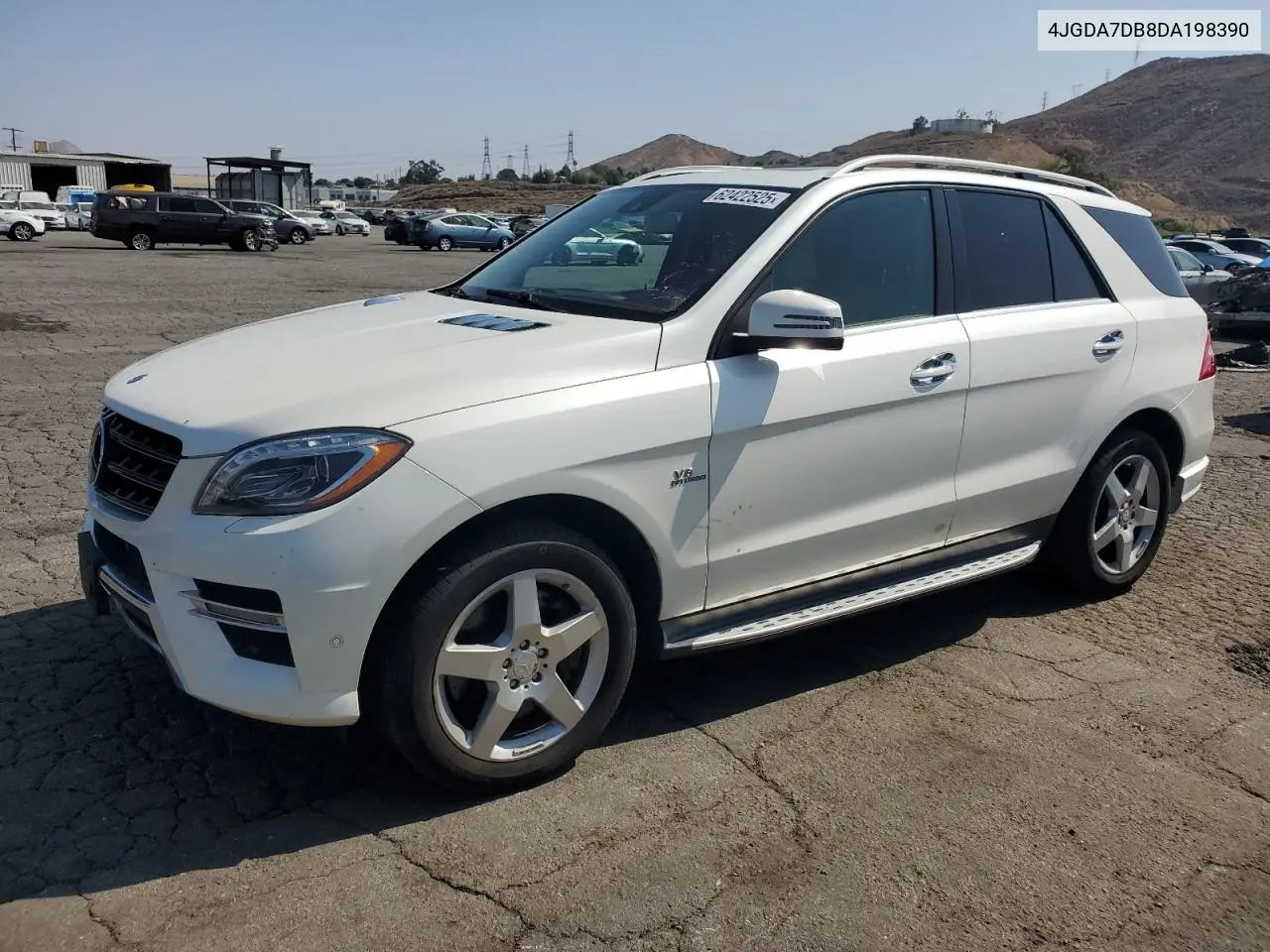 2013 Mercedes-Benz Ml 550 4Matic VIN: 4JGDA7DB8DA198390 Lot: 62422525