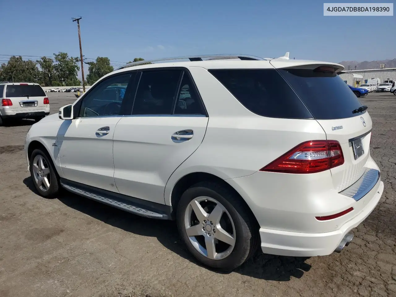 2013 Mercedes-Benz Ml 550 4Matic VIN: 4JGDA7DB8DA198390 Lot: 62422525