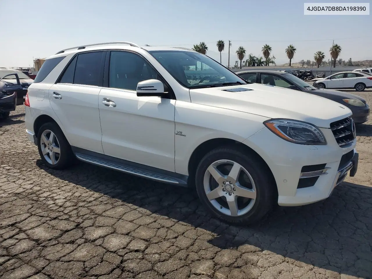 2013 Mercedes-Benz Ml 550 4Matic VIN: 4JGDA7DB8DA198390 Lot: 62422525