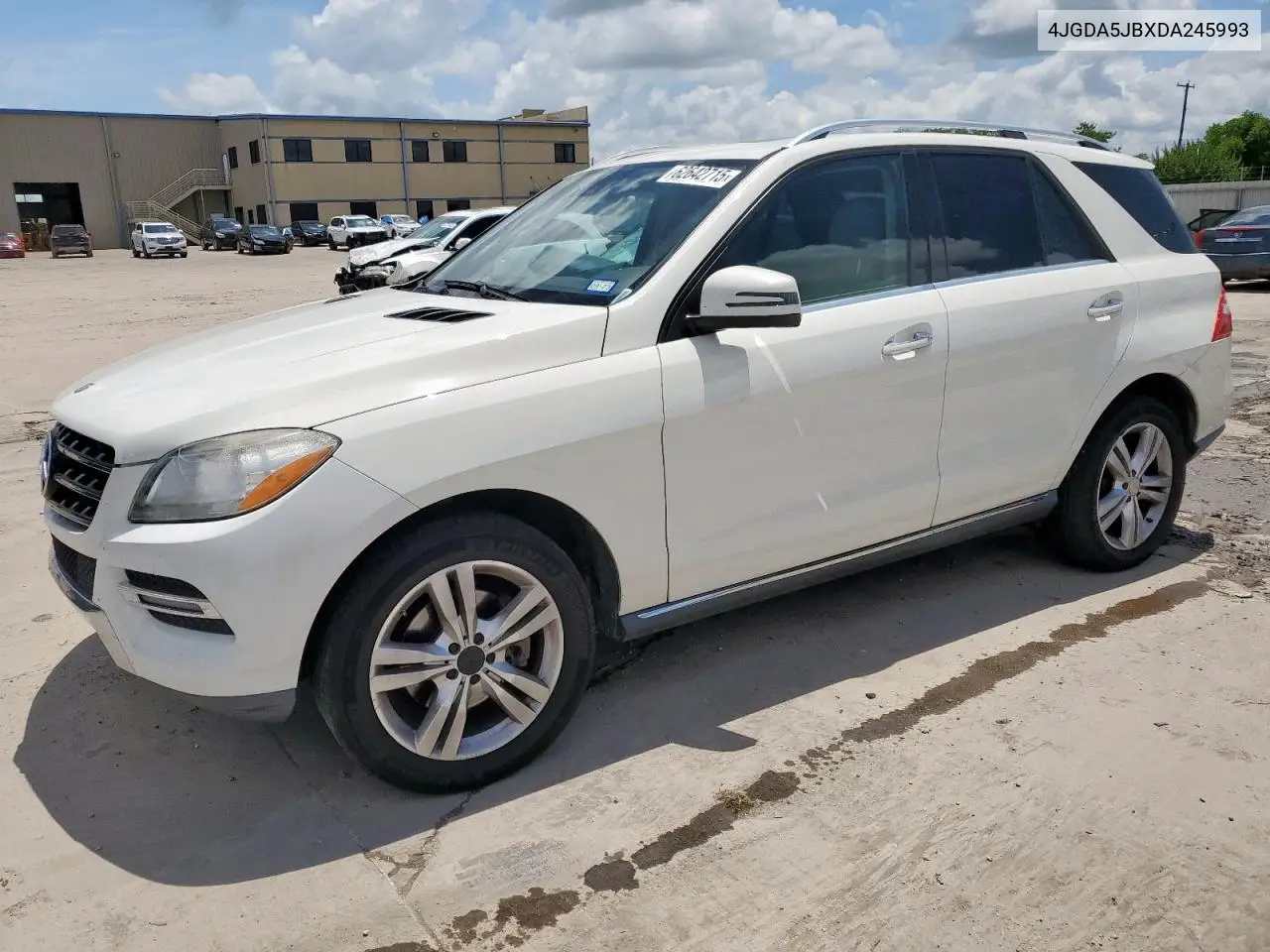 2013 Mercedes-Benz Ml 350 VIN: 4JGDA5JBXDA245993 Lot: 62642715