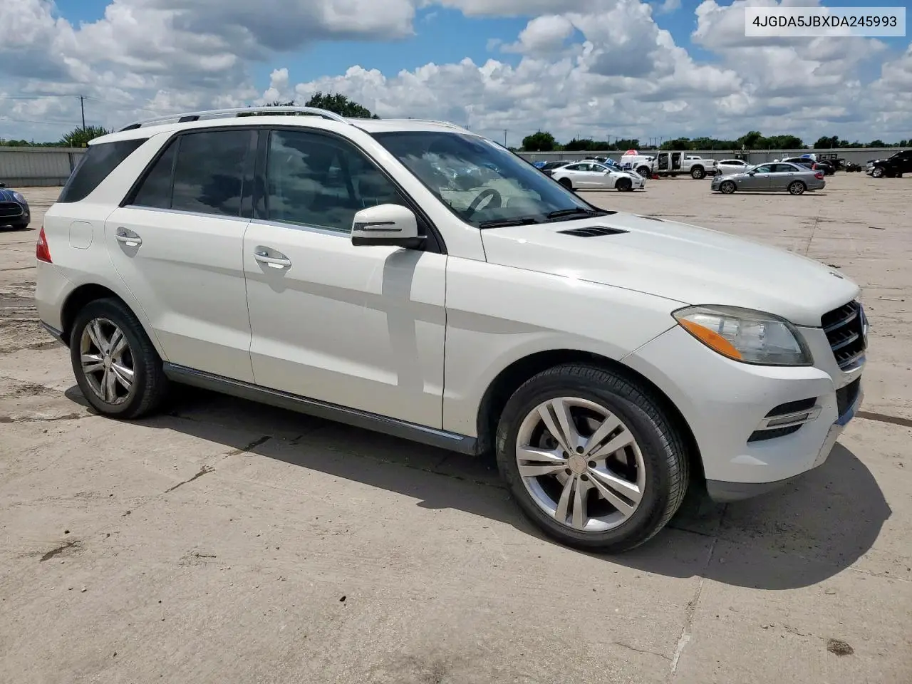 2013 Mercedes-Benz Ml 350 VIN: 4JGDA5JBXDA245993 Lot: 62642715