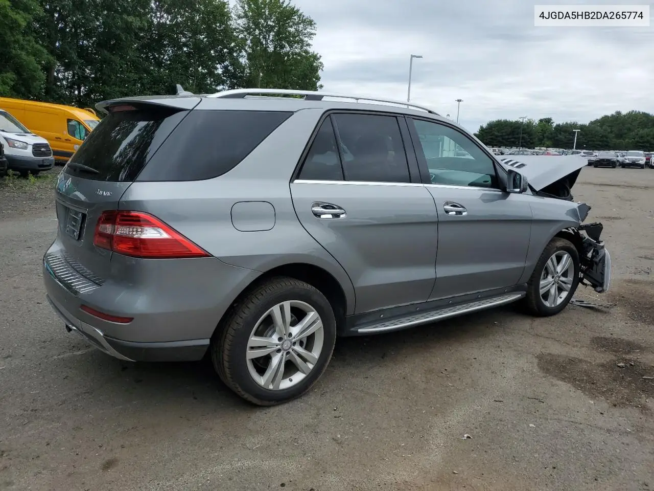 2013 Mercedes-Benz Ml 350 4Matic VIN: 4JGDA5HB2DA265774 Lot: 62687405