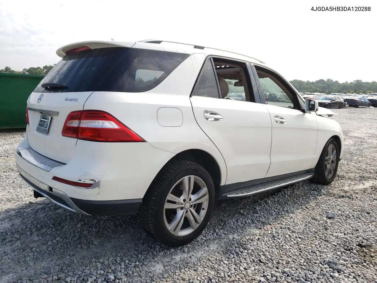 2013 Mercedes-Benz Ml 350 4Matic VIN: 4JGDA5HB3DA120288 Lot: 62765795