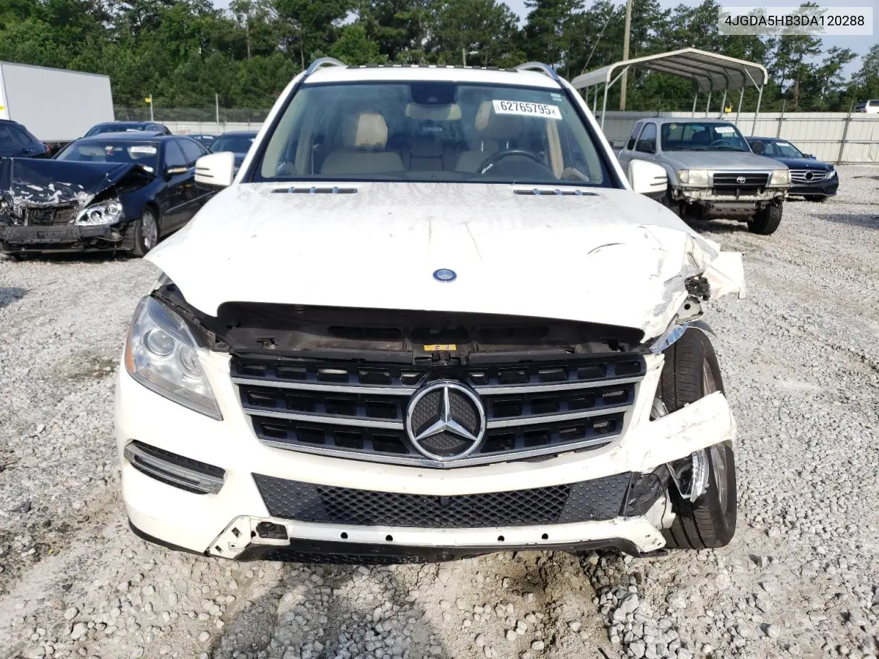 2013 Mercedes-Benz Ml 350 4Matic VIN: 4JGDA5HB3DA120288 Lot: 62765795