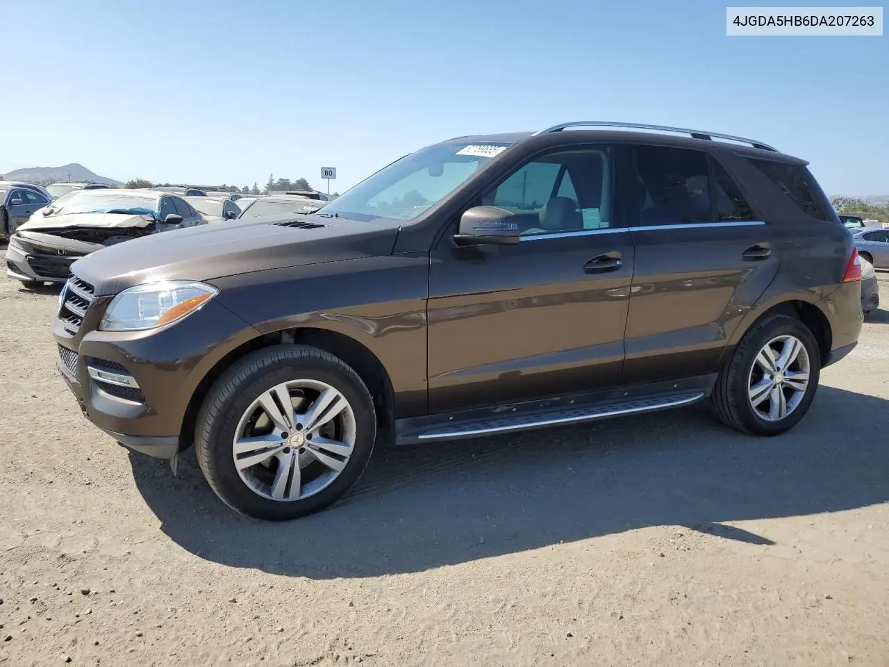 2013 Mercedes-Benz Ml 350 4Matic VIN: 4JGDA5HB6DA207263 Lot: 62789685