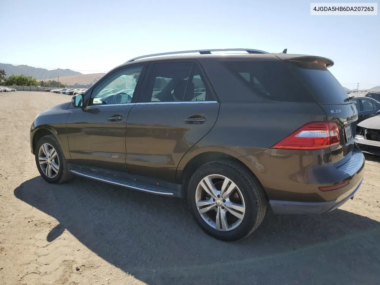 2013 Mercedes-Benz Ml 350 4Matic VIN: 4JGDA5HB6DA207263 Lot: 62789685