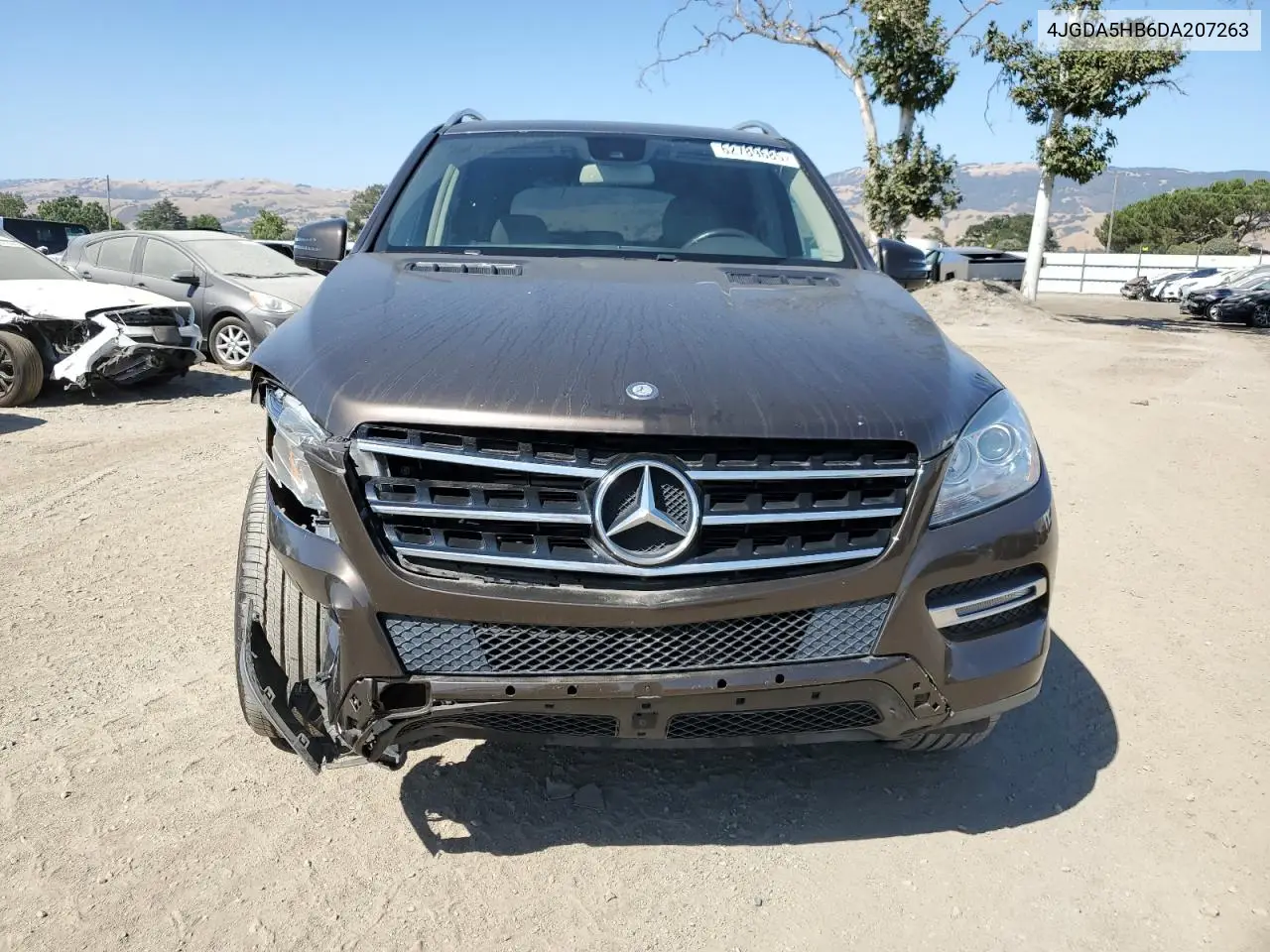 2013 Mercedes-Benz Ml 350 4Matic VIN: 4JGDA5HB6DA207263 Lot: 62789685
