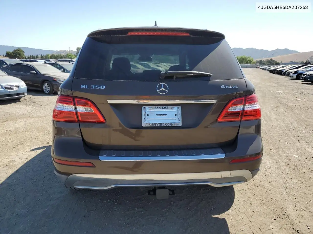 2013 Mercedes-Benz Ml 350 4Matic VIN: 4JGDA5HB6DA207263 Lot: 62789685