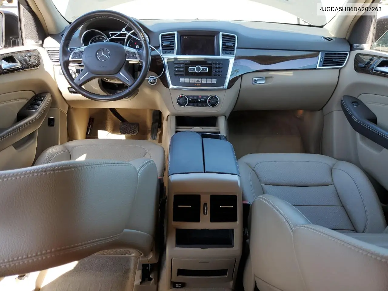 2013 Mercedes-Benz Ml 350 4Matic VIN: 4JGDA5HB6DA207263 Lot: 62789685