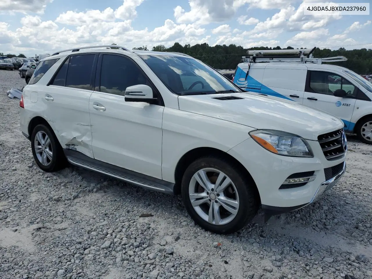 2013 Mercedes-Benz Ml 350 VIN: 4JGDA5JBXDA237960 Lot: 65247145
