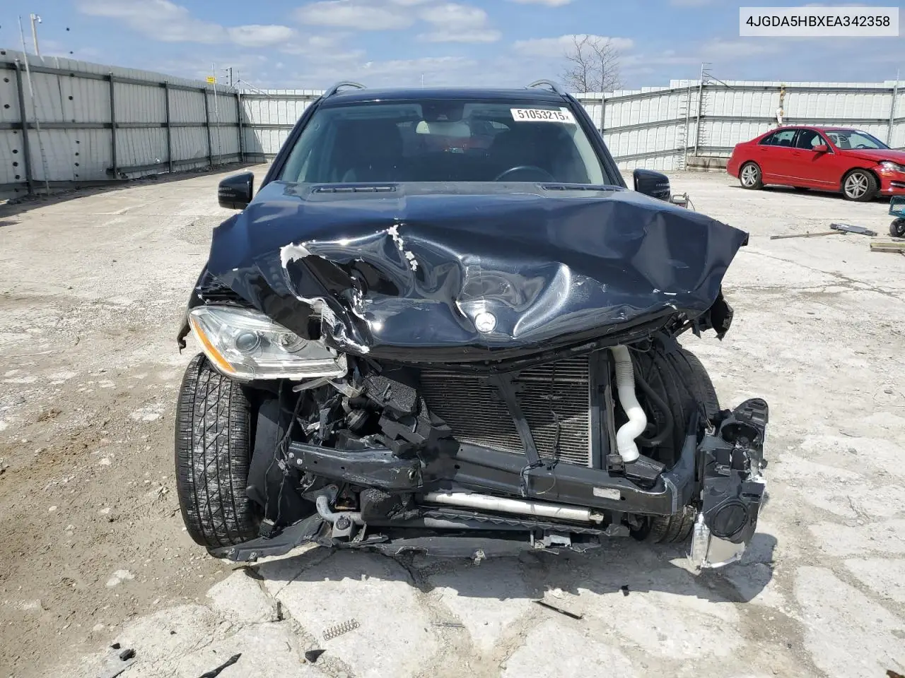 2014 Mercedes-Benz Ml 350 4Matic VIN: 4JGDA5HBXEA342358 Lot: 51053215
