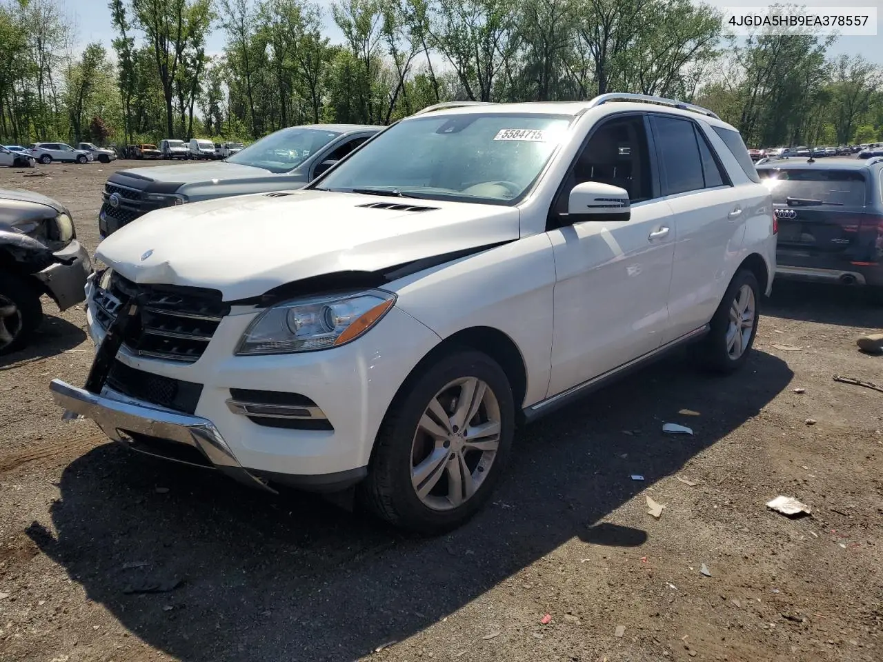 2014 Mercedes-Benz Ml 350 4Matic VIN: 4JGDA5HB9EA378557 Lot: 55847155