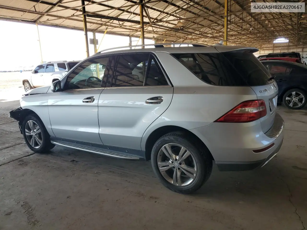 2014 Mercedes-Benz Ml 350 4Matic VIN: 4JGDA5HB2EA270667 Lot: 56003115