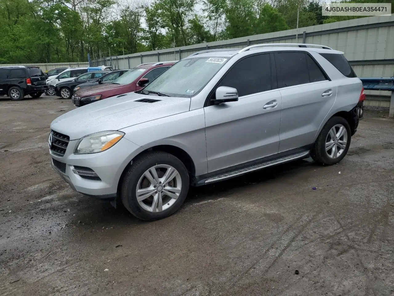 2014 Mercedes-Benz Ml 350 4Matic VIN: 4JGDA5HB0EA354471 Lot: 56202825