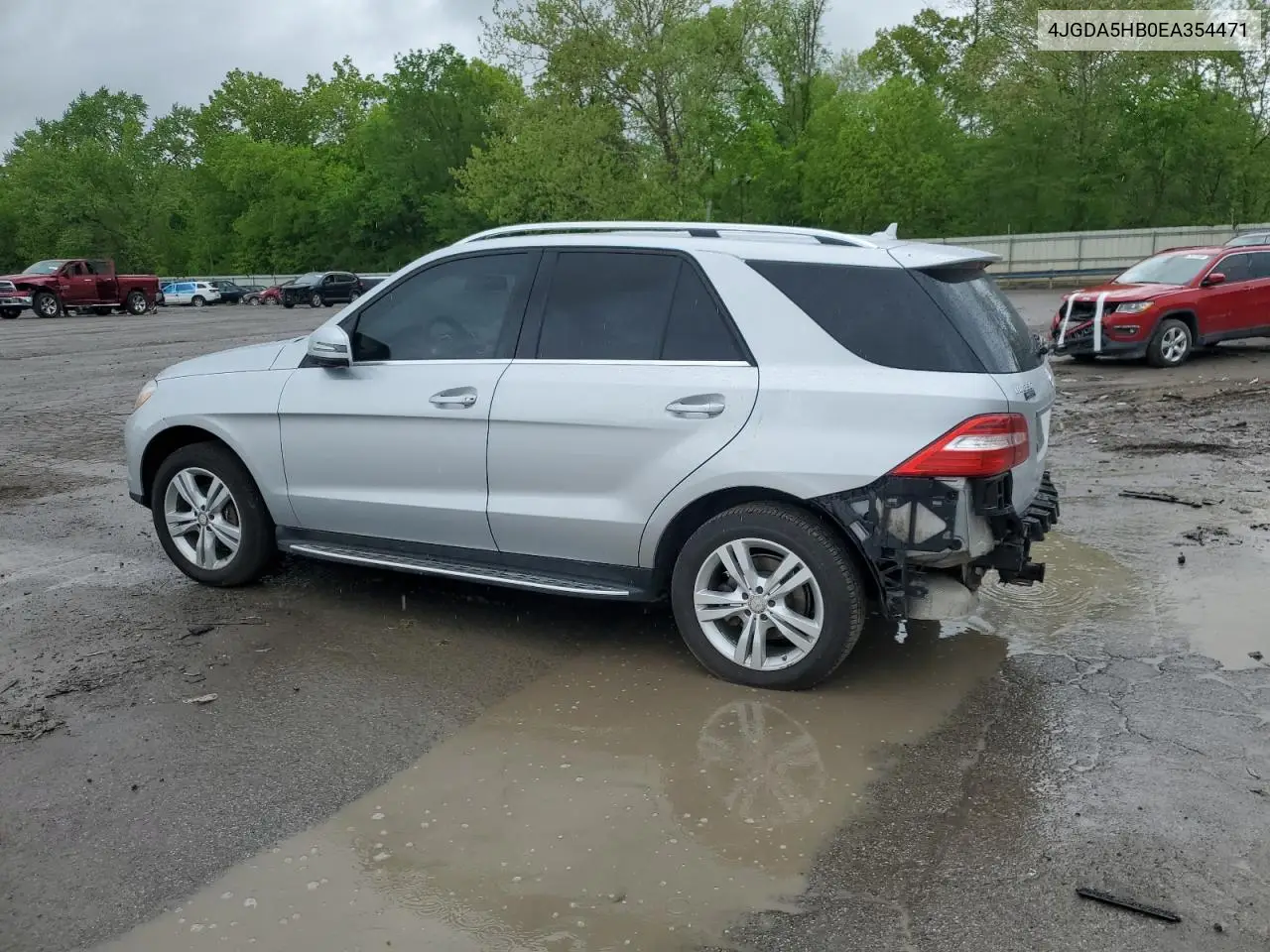 2014 Mercedes-Benz Ml 350 4Matic VIN: 4JGDA5HB0EA354471 Lot: 56202825
