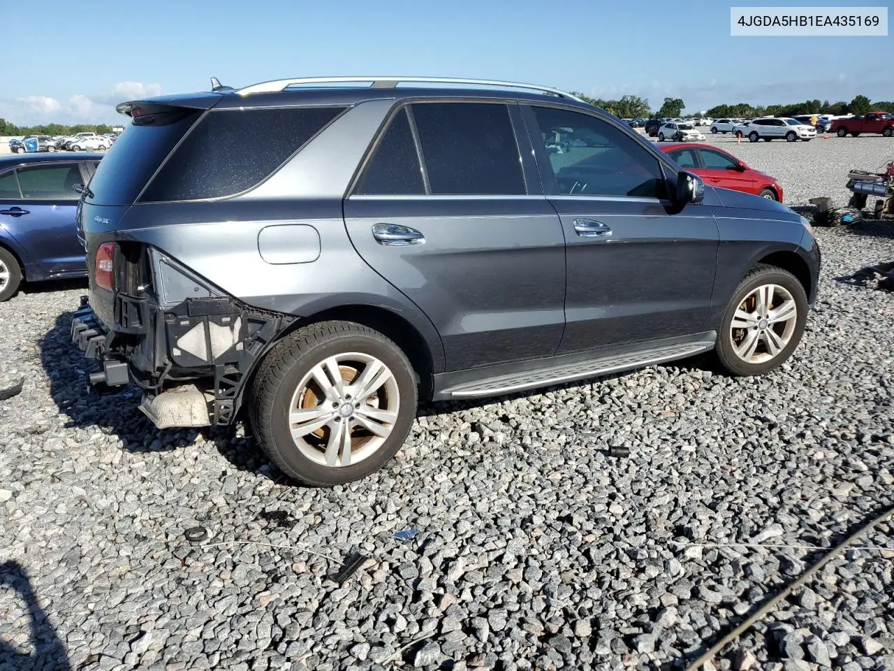 2014 Mercedes-Benz Ml 350 4Matic VIN: 4JGDA5HB1EA435169 Lot: 56288805