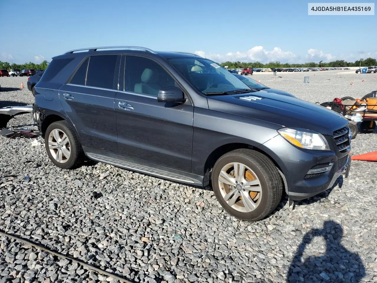 2014 Mercedes-Benz Ml 350 4Matic VIN: 4JGDA5HB1EA435169 Lot: 56288805