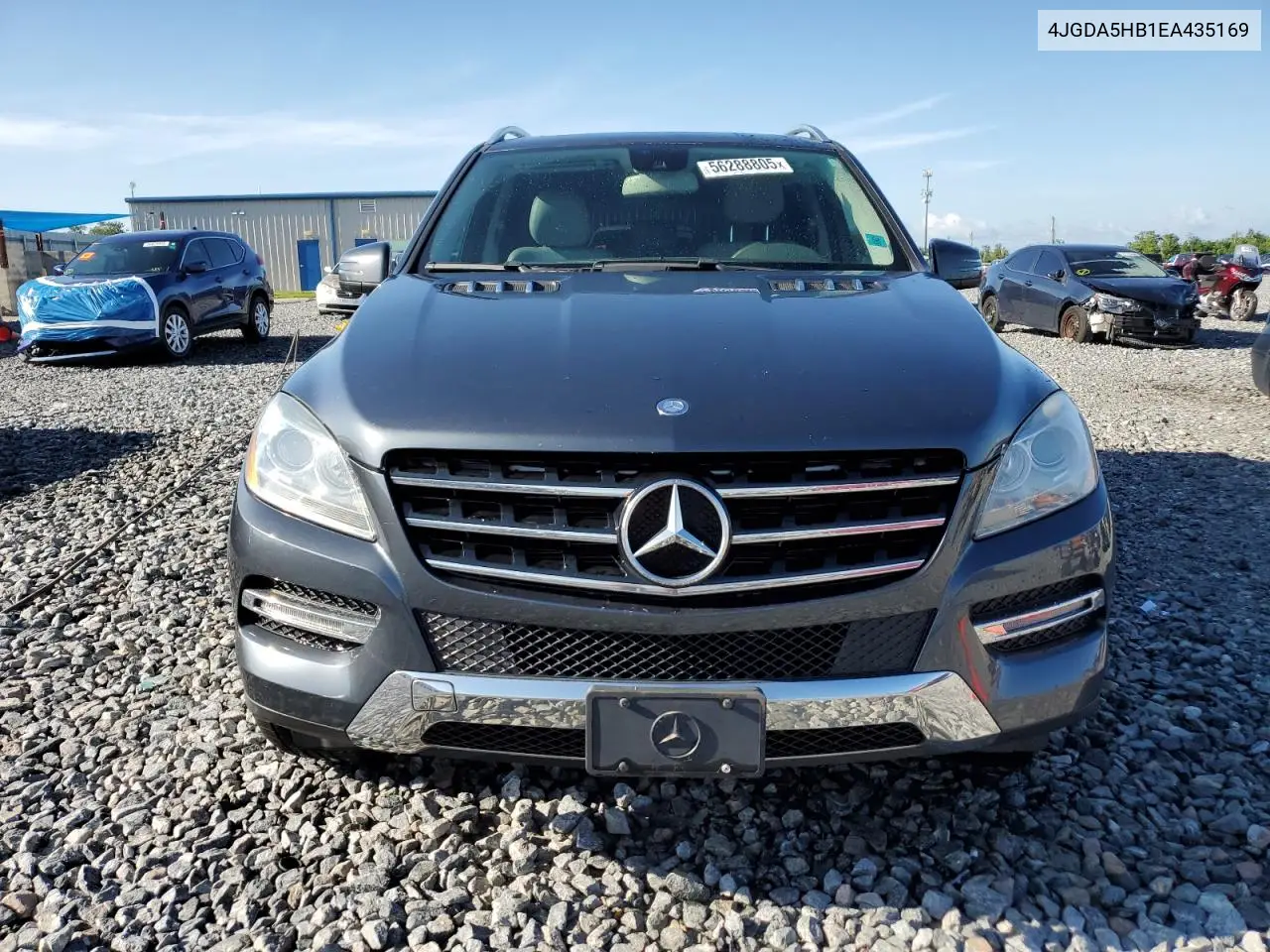 2014 Mercedes-Benz Ml 350 4Matic VIN: 4JGDA5HB1EA435169 Lot: 56288805