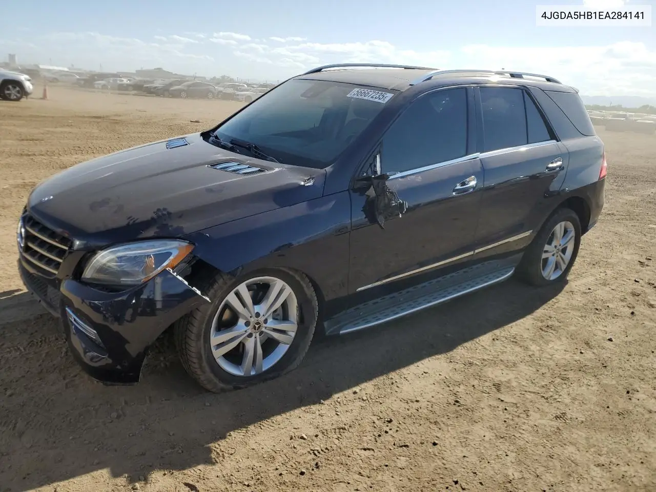 2014 Mercedes-Benz Ml 350 4Matic VIN: 4JGDA5HB1EA284141 Lot: 56667235