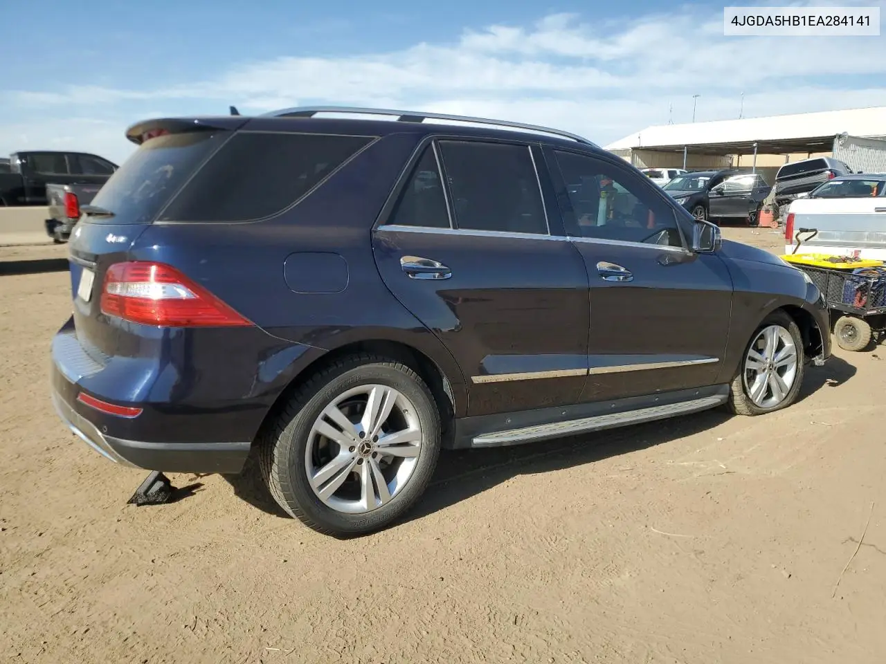 2014 Mercedes-Benz Ml 350 4Matic VIN: 4JGDA5HB1EA284141 Lot: 56667235