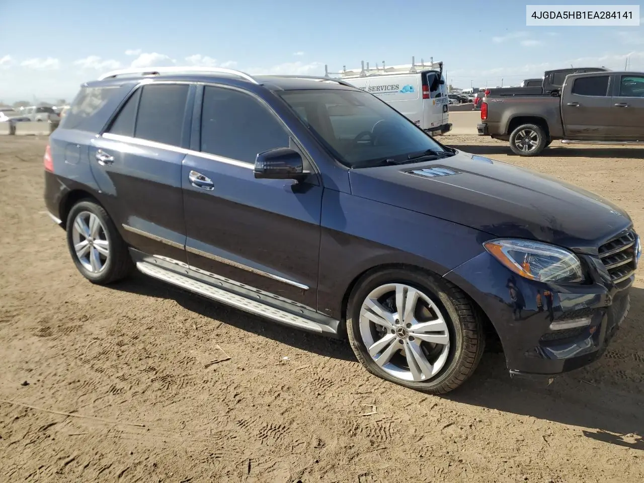 2014 Mercedes-Benz Ml 350 4Matic VIN: 4JGDA5HB1EA284141 Lot: 56667235