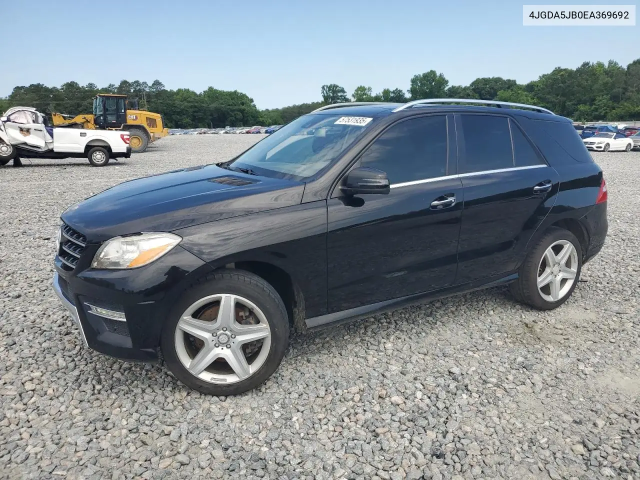 2014 Mercedes-Benz Ml 350 VIN: 4JGDA5JB0EA369692 Lot: 57531935