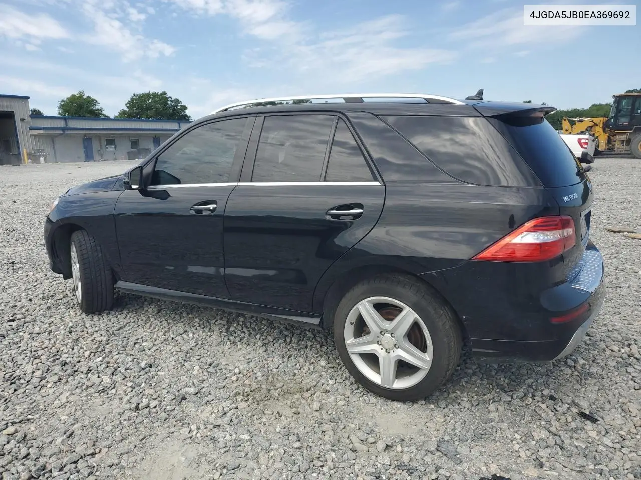 2014 Mercedes-Benz Ml 350 VIN: 4JGDA5JB0EA369692 Lot: 57531935