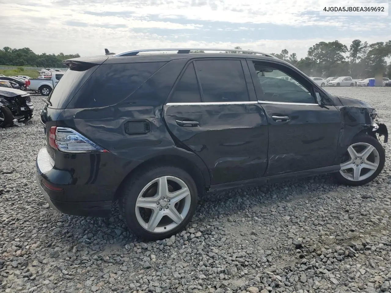 2014 Mercedes-Benz Ml 350 VIN: 4JGDA5JB0EA369692 Lot: 57531935