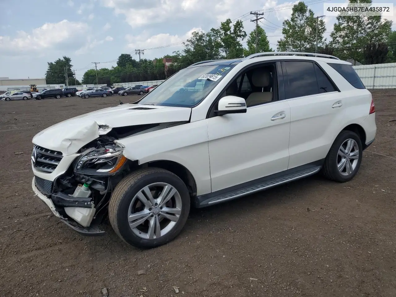 2014 Mercedes-Benz Ml 350 4Matic VIN: 4JGDA5HB7EA435872 Lot: 62069815