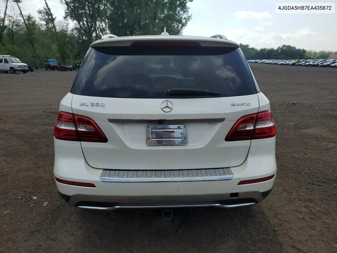 2014 Mercedes-Benz Ml 350 4Matic VIN: 4JGDA5HB7EA435872 Lot: 62069815