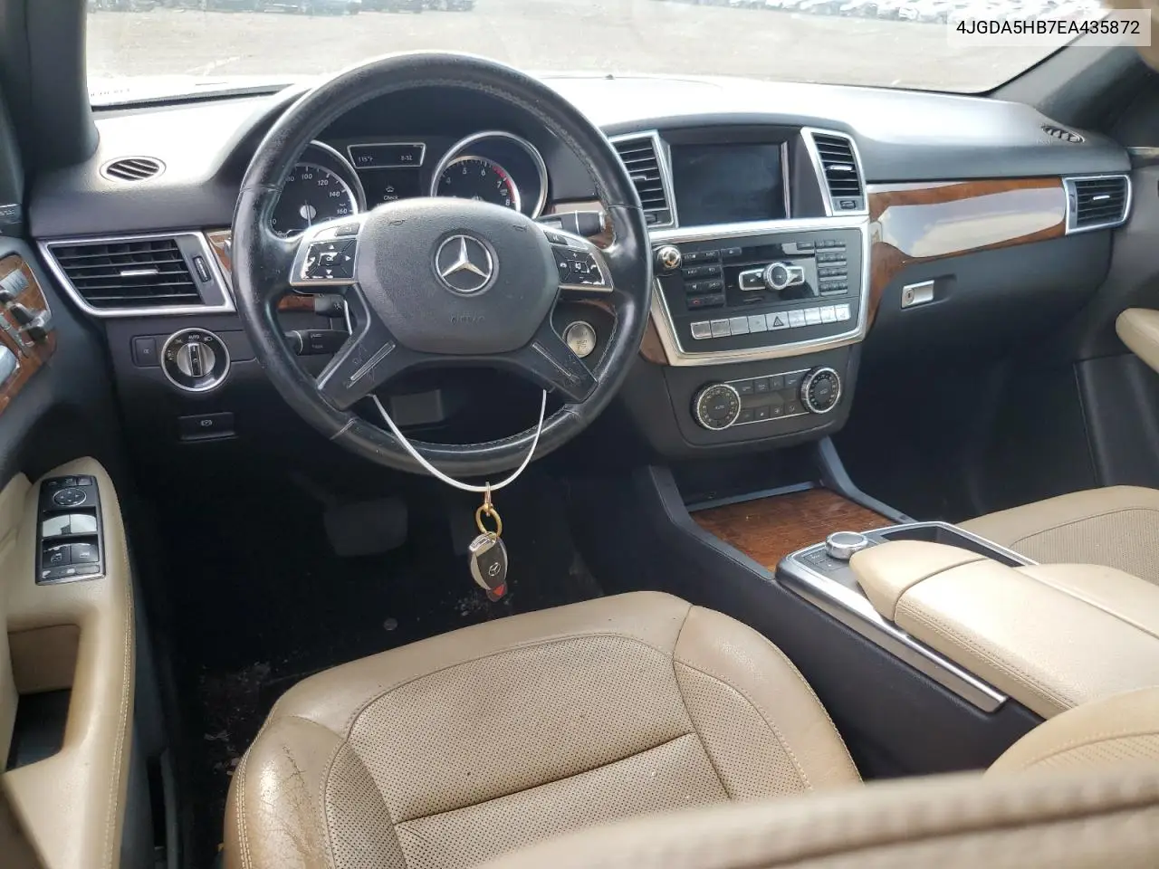 2014 Mercedes-Benz Ml 350 4Matic VIN: 4JGDA5HB7EA435872 Lot: 62069815