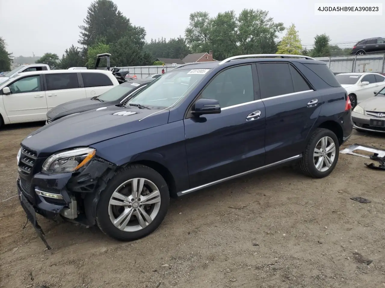 2014 Mercedes-Benz Ml 350 4Matic VIN: 4JGDA5HB9EA390823 Lot: 62074985