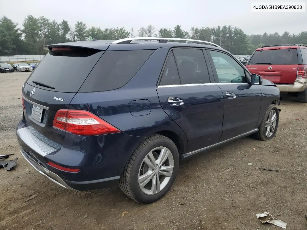 2014 Mercedes-Benz Ml 350 4Matic VIN: 4JGDA5HB9EA390823 Lot: 62074985