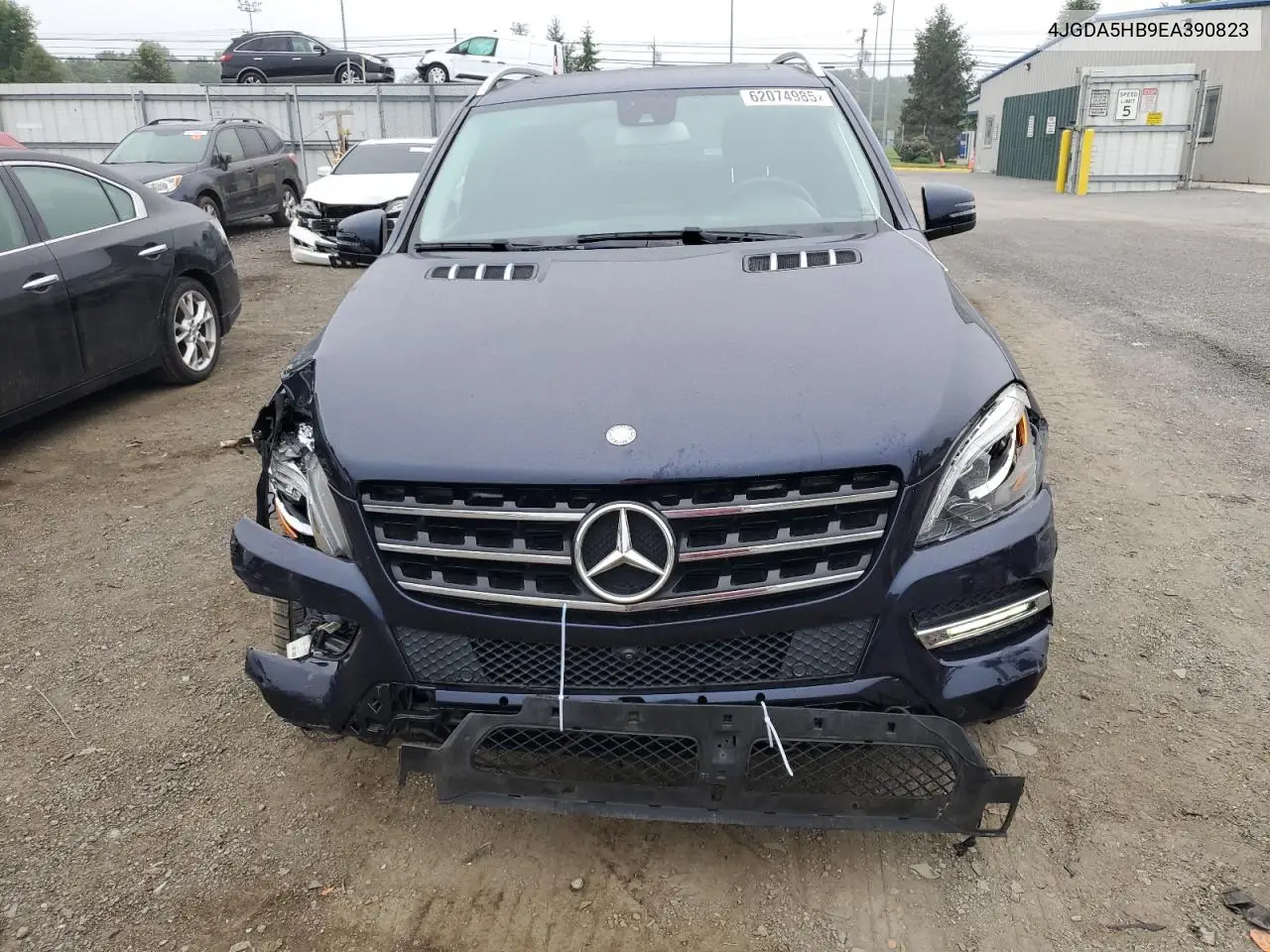 2014 Mercedes-Benz Ml 350 4Matic VIN: 4JGDA5HB9EA390823 Lot: 62074985