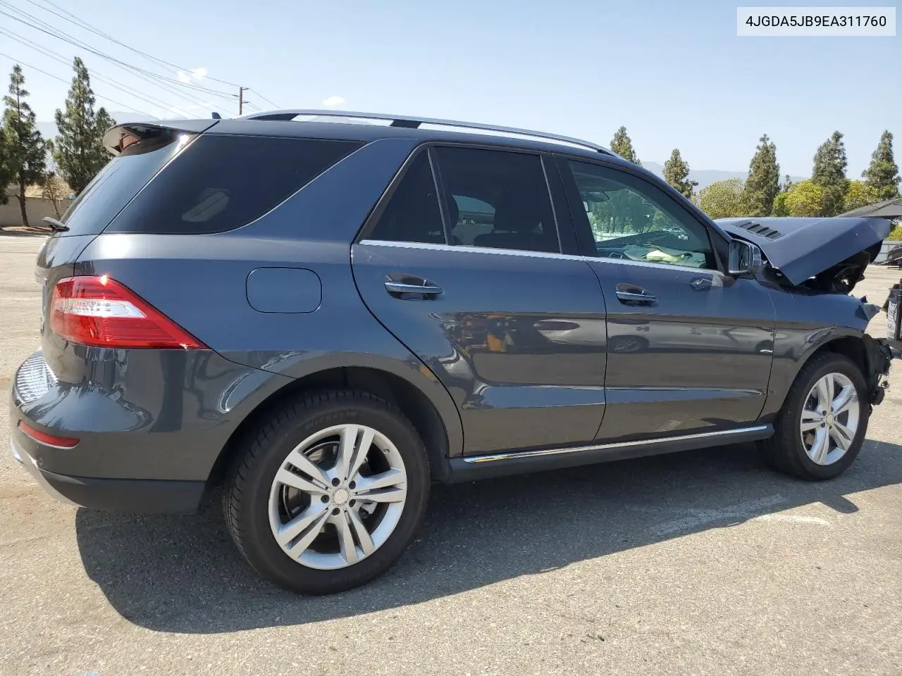 2014 Mercedes-Benz Ml 350 VIN: 4JGDA5JB9EA311760 Lot: 62338565