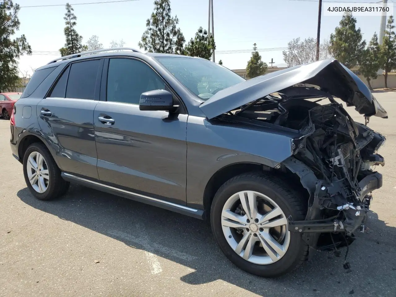 2014 Mercedes-Benz Ml 350 VIN: 4JGDA5JB9EA311760 Lot: 62338565