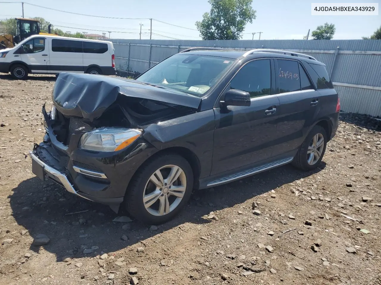 2014 Mercedes-Benz Ml 350 4Matic VIN: 4JGDA5HBXEA343929 Lot: 62454105
