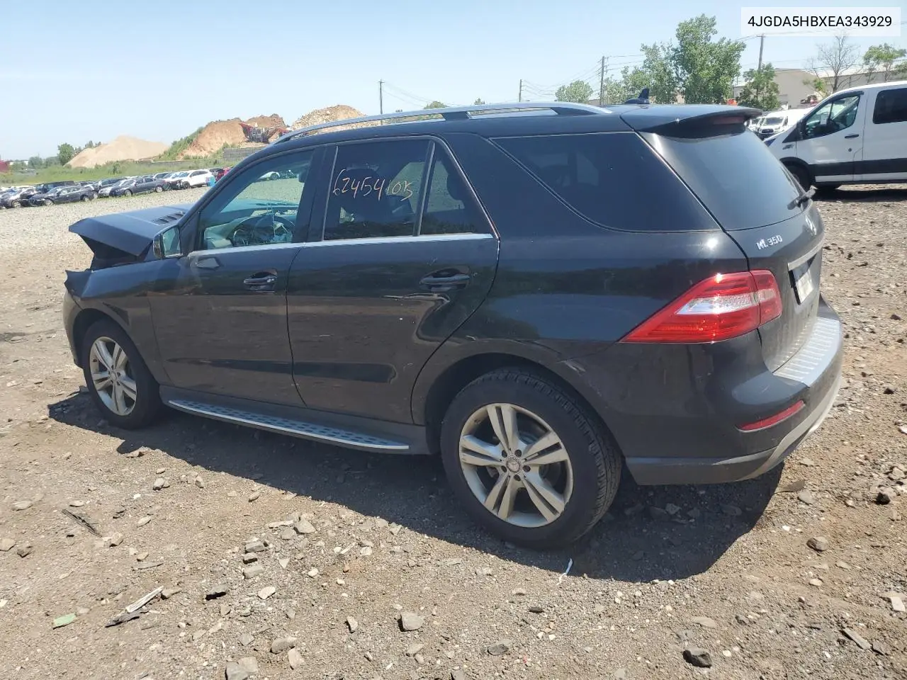 2014 Mercedes-Benz Ml 350 4Matic VIN: 4JGDA5HBXEA343929 Lot: 62454105