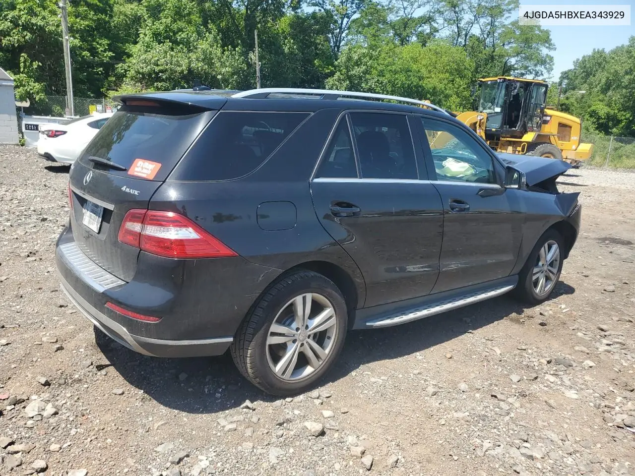 2014 Mercedes-Benz Ml 350 4Matic VIN: 4JGDA5HBXEA343929 Lot: 62454105