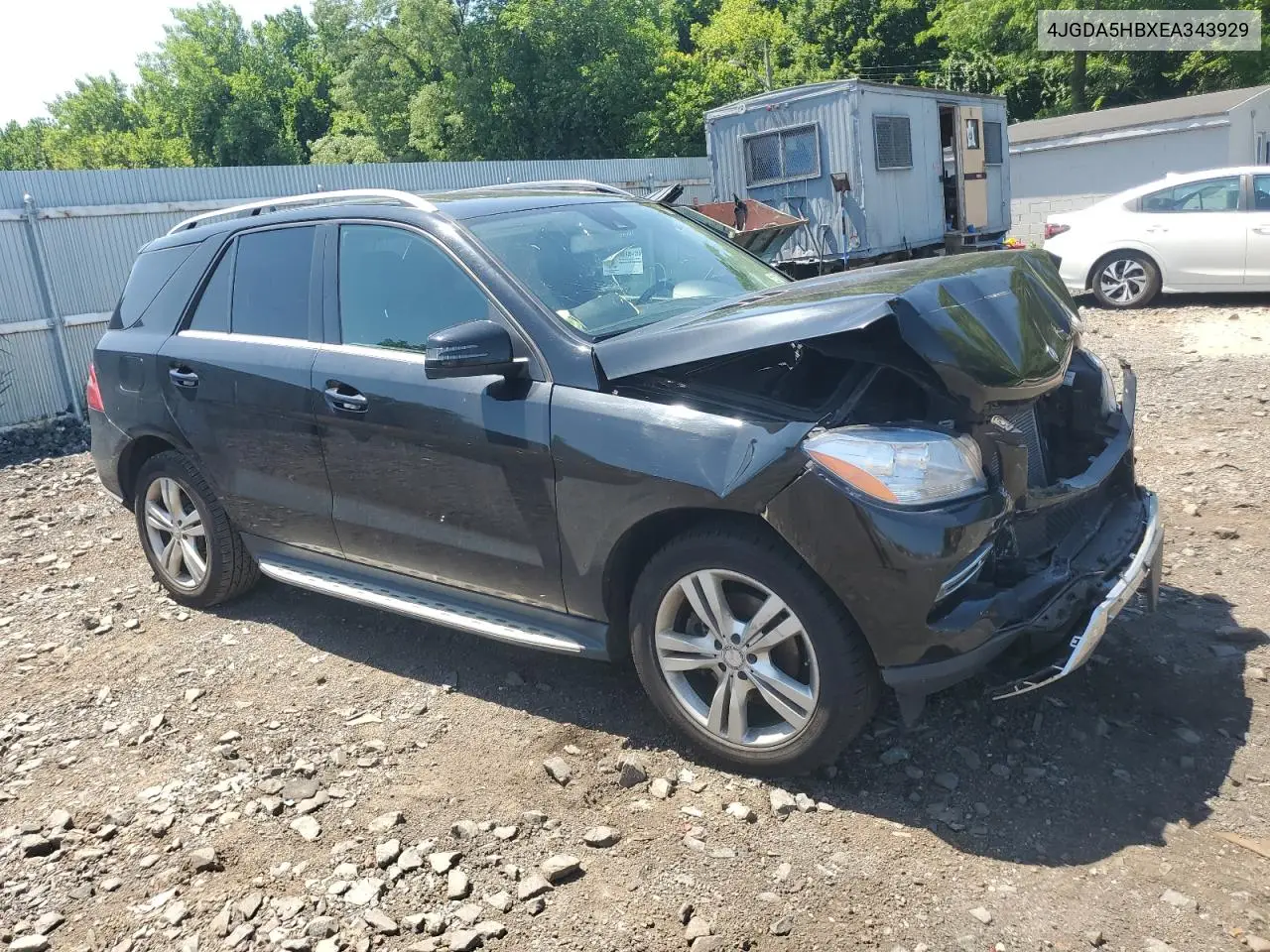 2014 Mercedes-Benz Ml 350 4Matic VIN: 4JGDA5HBXEA343929 Lot: 62454105